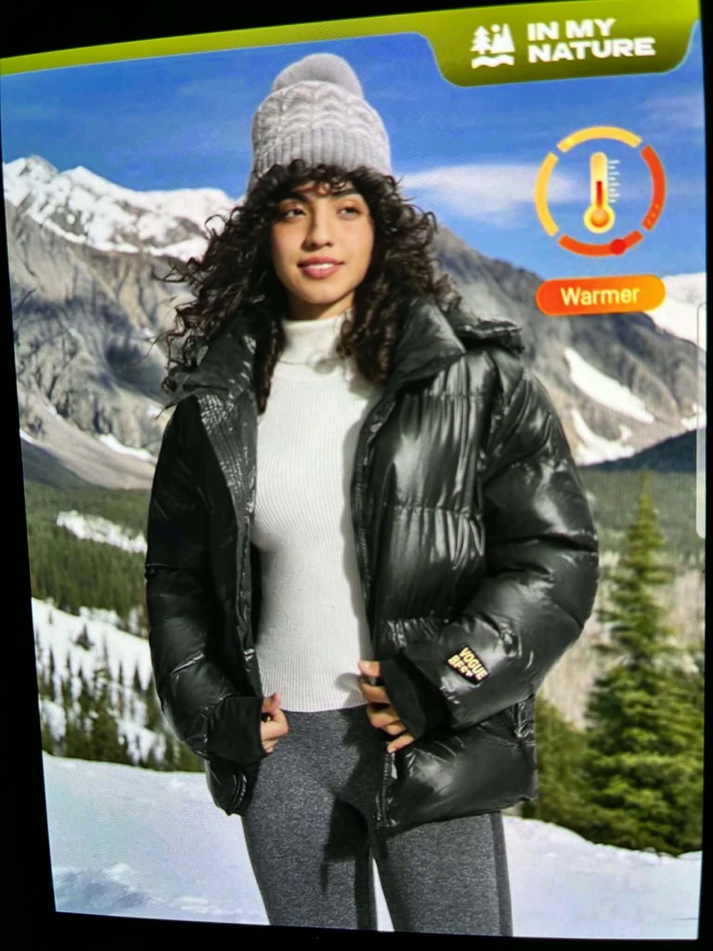 Women's Black Puffer Jacket - Warm Insulated Coat